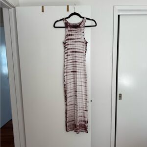 Tie-Dye Fitted Midi Dress size Small